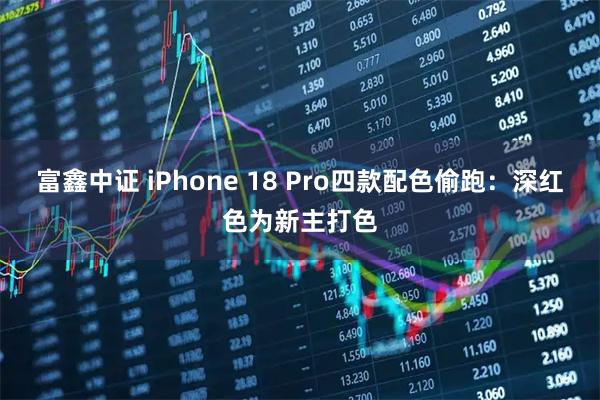 富鑫中证 iPhone 18 Pro四款配色偷跑：深红色为新主打色